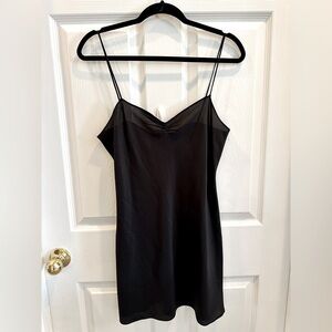 MILLY Silk LBD Slip Dress – Size 6 –Y2K Minimalist Chic Cocktail Date Night NWOT